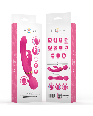INTENSE - VIBRATEUR DOUBLE WINONA LAPIN ET BAGUETTE