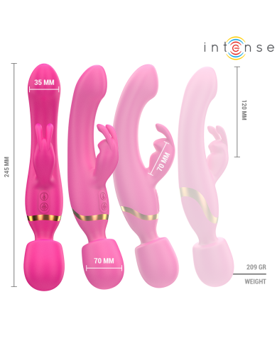 INTENSE - VIBRATEUR DOUBLE WINONA LAPIN ET BAGUETTE