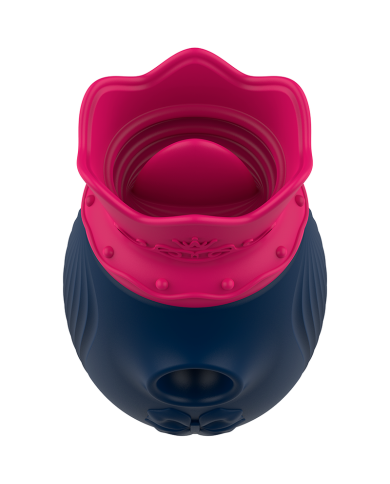 INTENSE - STIMULATEUR DE CLITORIS 10 MODES D'ASPIRATION ET DE LÉCHAGE - BLEU