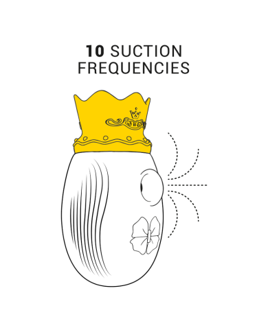 INTENSE - STIMULATEUR DE CLITORIS 10 MODES D'ASPIRATION ET DE LÉCHAGE - BLEU