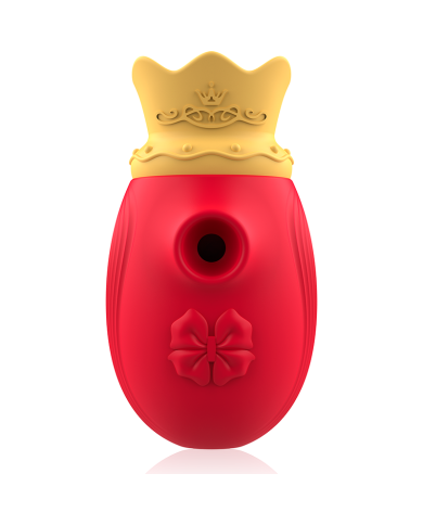 INTENSE - STIMULATEUR CLITORIS 10 MODES D'ASPIRATION ET DE LÉCHAGE - ROUGE