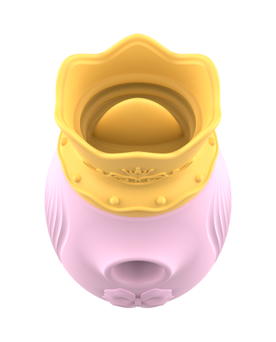 INTENSE - STIMULATEUR DE CLITORIS 10 MODES D'ASPIRATION ET DE LÉCHAGE - ROSE