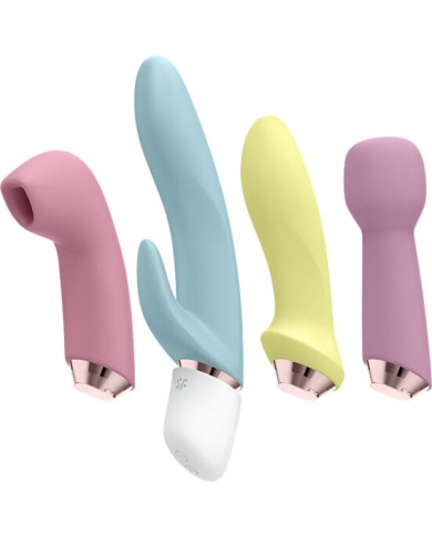 SATISFYER - MARVELOUS FOUR ENSEMBLE VIBRATEUR ET AIR PULSE