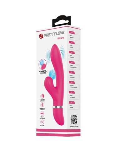 PRETTY LOVE - VIBRATEUR ET ASPIRATION WILLOW RABBIT