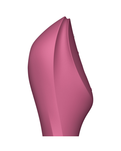 SATISFYER - STIMULATEUR ET VIBRATEUR CURVY TRINITY 3 ROUGE