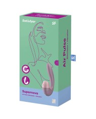 SATISFYER - SUPERNOVA AIR PULSE STIMULATEUR ET VIBRATION BLANC