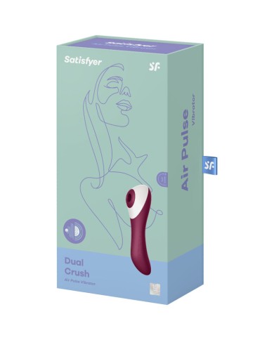 SATISFYER - VIBRATEUR IMPULSIONS AIR DUAL CRUSH