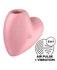 SATISFYER - CUTIE HEART STIMULATEUR ET VIBRATEUR DE PULSE D'AIR BLEU