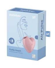 SATISFYER - CUTIE HEART STIMULATEUR ET VIBRATEUR DE PULSE D'AIR BLEU