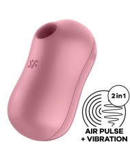 SATISFYER - STIMULATEUR ET VIBRATEUR D'IMPULSIONS D'AIR DE BARBE À COTON LILAS