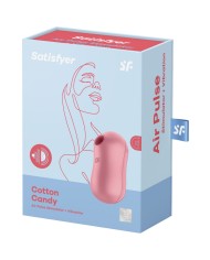 SATISFYER - STIMULATEUR ET VIBRATEUR D'IMPULSIONS D'AIR DE BARBE À COTON LILAS