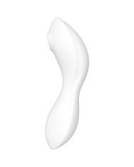 SATISFYER - APPLICATION STIMULATEUR ET VIBRATEUR CURVY TRINITY 5 BLANC
