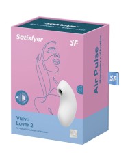 SATISFYER - STIMULATEUR ET VIBRATEUR VULVA LOVER 2 AIR PULSE BLEU