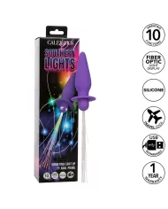 CALEXOTICS - SOUTHERN LIGHTS LIGHT UP PLUG ANAL10 VIBRATIONS SILICONE VIOLET