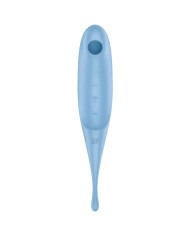SATISFYER - STIMULATEUR ET VIBRATEUR TWIRLING PRO AIR PULSE ROUGE