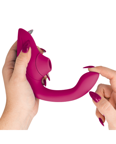 WOMANIZER - VIBRATEUR STIMULATEUR BLEND RABBIT ROSE VIBRANT