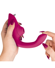 WOMANIZER - VIBRATEUR STIMULATEUR BLEND RABBIT ROSE VIBRANT