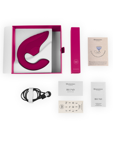 WOMANIZER - VIBRATEUR STIMULATEUR BLEND RABBIT ROSE VIBRANT