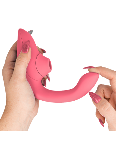 WOMANIZER - VIBRATEUR STIMULATEUR BLEND RABBIT ROSE VIBRANTE