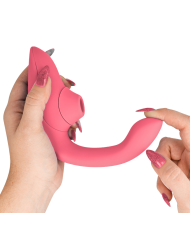 WOMANIZER - VIBRATEUR STIMULATEUR BLEND RABBIT ROSE VIBRANTE