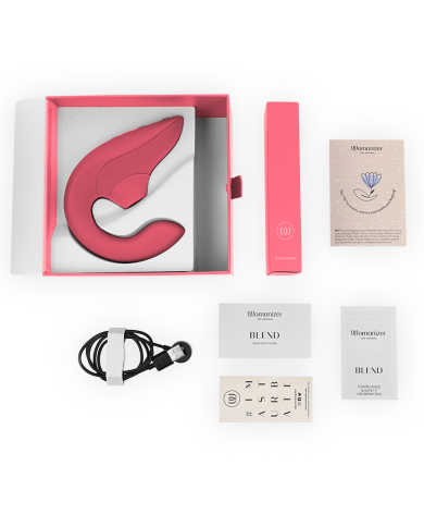 WOMANIZER - VIBRATEUR STIMULATEUR BLEND RABBIT ROSE VIBRANTE