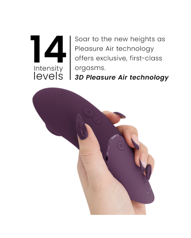 WOMANIZER - STIMULATEUR CLITORIAL SUIVANT VIOLET FONCÉ