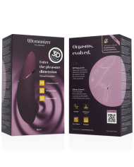 WOMANIZER - STIMULATEUR CLITORIAL SUIVANT VIOLET FONCÉ
