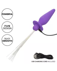CALEXOTICS - SOUTHERN LIGHTS LIGHT UP PLUG ANAL10 VIBRATIONS SILICONE VIOLET