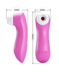 ROMANCE - APPAREIL DE SUCCION CLITORIALE AVEC TECHNOLOGIE DE PULSATION ROSE