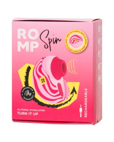 ROMP - ANTITUDE DE SUCCION CLITORIELLE ROTATIVE AVEC OUVERTURE ET FERMETURE ROTATIVES