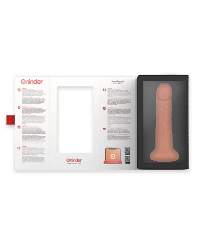 ONINDER - PETIT GODE VIBRATEUR BOGOTÁ 9 VITESSES NATUREL 17.5 CM -O- 4 CM - APPLICATION GRATUITE