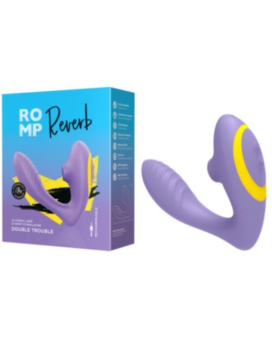 ROMP - REVERB STIMULATEUR DE POINT G ET APPAREIL DE SUCCION CLITORIALE REVERB VIOLETTE