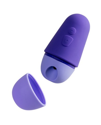 ROMP - STIMULATEUR CLITORIAL GRATUIT AVEC COUVERCLE, 10 NIVEAUX, RECHARGEABLE, VIOLET