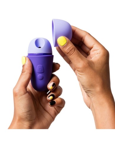 ROMP - STIMULATEUR CLITORIAL GRATUIT AVEC COUVERCLE, 10 NIVEAUX, RECHARGEABLE, VIOLET