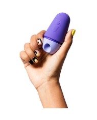 ROMP - STIMULATEUR CLITORIAL GRATUIT AVEC COUVERCLE, 10 NIVEAUX, RECHARGEABLE, VIOLET