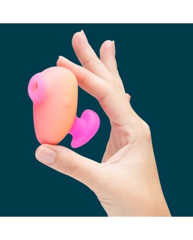 ROMP - KISS VIBRATEUR À DOIGTS RECHARGEABLE À SUCCION CLITORIALE
