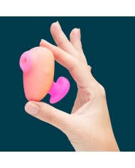 ROMP - KISS VIBRATEUR À DOIGTS RECHARGEABLE À SUCCION CLITORIALE