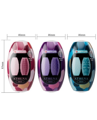 PRETTY LOVE - ATHENA EROS PACK 15 MASTURBATEURS MASCULINS DIVERS