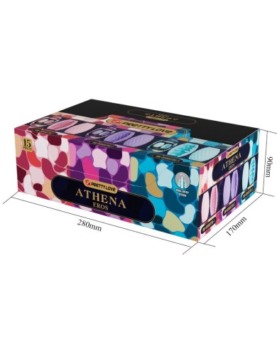 PRETTY LOVE - ATHENA EROS PACK 15 MASTURBATEURS MASCULINS DIVERS
