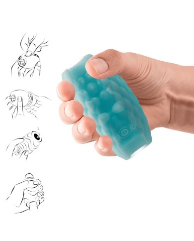 PRETTY LOVE - MASTURBATEUR POUR HOMME EN SILICONE ATHENA EROS BLEU CIEL