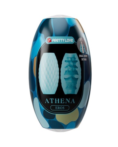 PRETTY LOVE - MASTURBATEUR POUR HOMME EN SILICONE ATHENA EROS BLEU CIEL