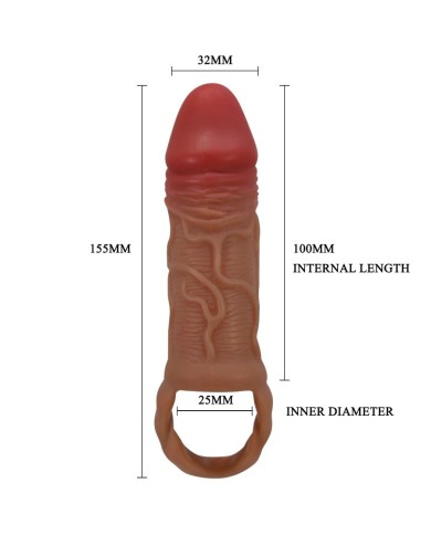 PRETTY LOVE - MANCHON PENIS PEIRRE 10 CM
