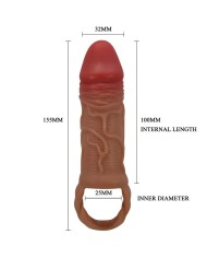PRETTY LOVE - MANCHON PENIS PEIRRE 10 CM