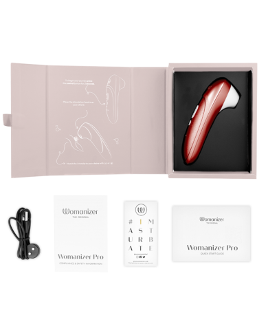 WOMANIZER - STIMULATEUR CLITORIAL VIBRANT PRO BORDEAUX