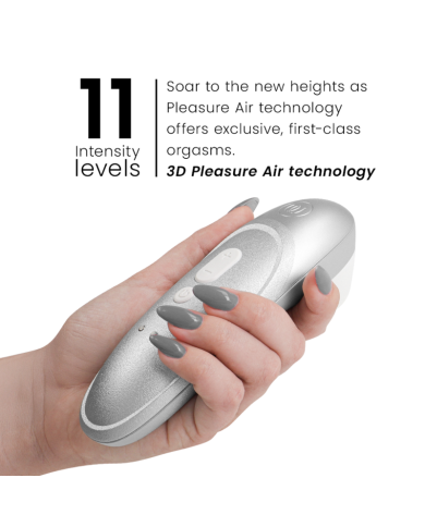 WOMANIZER - STIMULATEUR CLITORIAL VIBRANT PRO GRIS ARGENTÉ