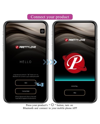 PRETTY LOVE - VIBRATEUR CONTRÔLÉ PAR APPLICATION LEVIATHAN VIOLET