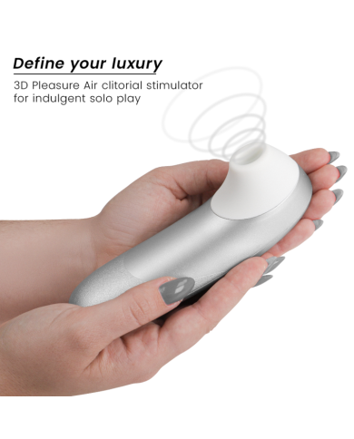 WOMANIZER - STIMULATEUR CLITORIAL VIBRANT PRO GRIS ARGENTÉ