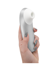WOMANIZER - STIMULATEUR CLITORIAL VIBRANT PRO GRIS ARGENTÉ