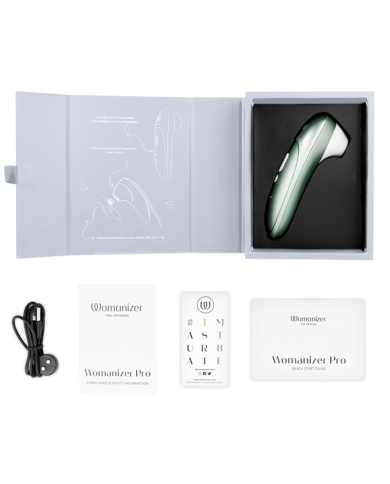 WOMANIZER - STIMULATEUR CLITORIAL PRO VIBRANT VERT SAUGE