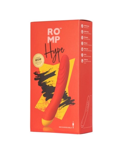 ROMP - HYPE VIBRATEUR MULTIFONCTIONS POINT G ROUGE